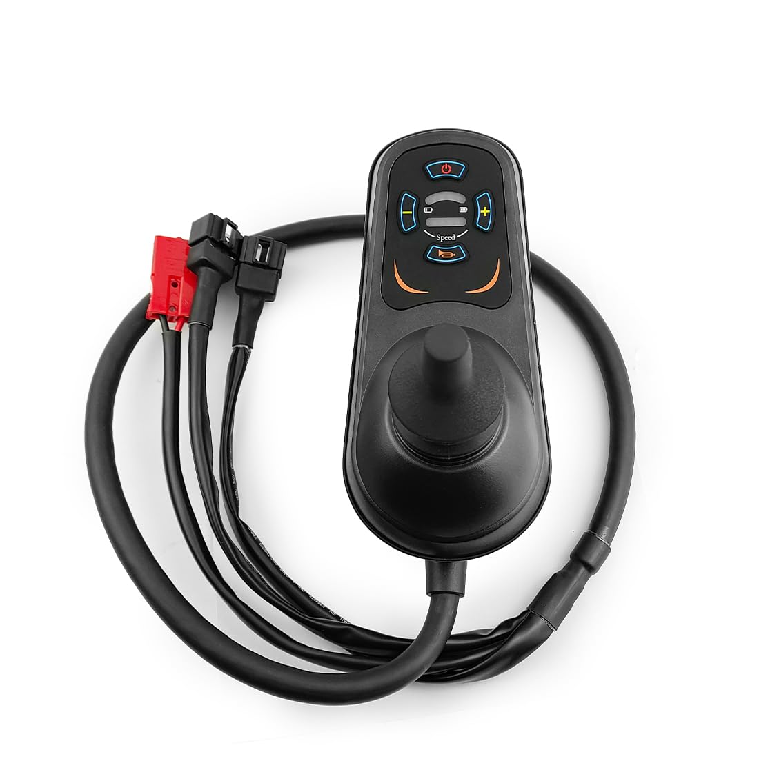 24V Dual Drive Brushed Motor Joystick Controller Forward Reverse Max Current 45A for Indoor Wheelchair Bike with Remote
