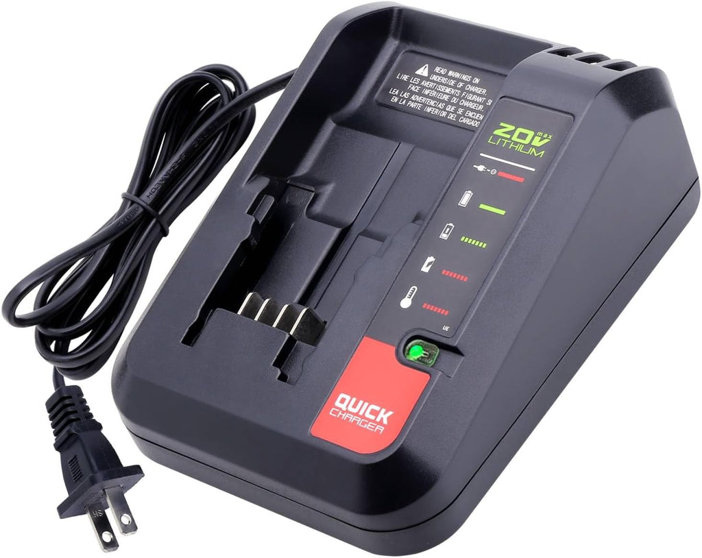 20V Quick Charger Compatible with Porter Cable 20V Battery Charger PCC692L