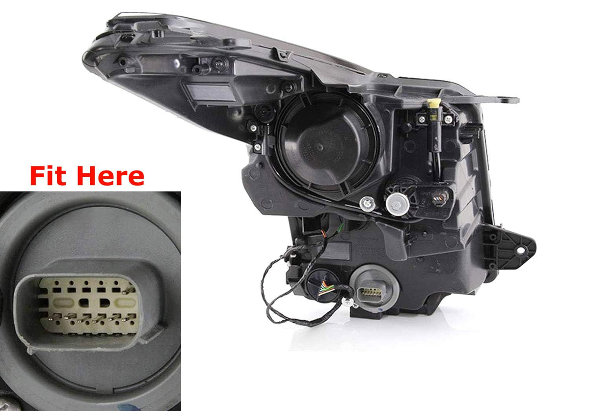 iJDMTOY Headlight Repair/Conversion Adapter Harness for Cadillac/Chevrolet