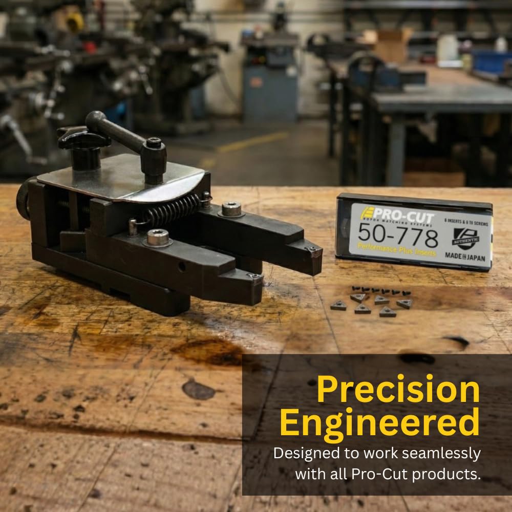 PRO-CUT Carbide Insert Tips with Custom Radius and Chip Breaker