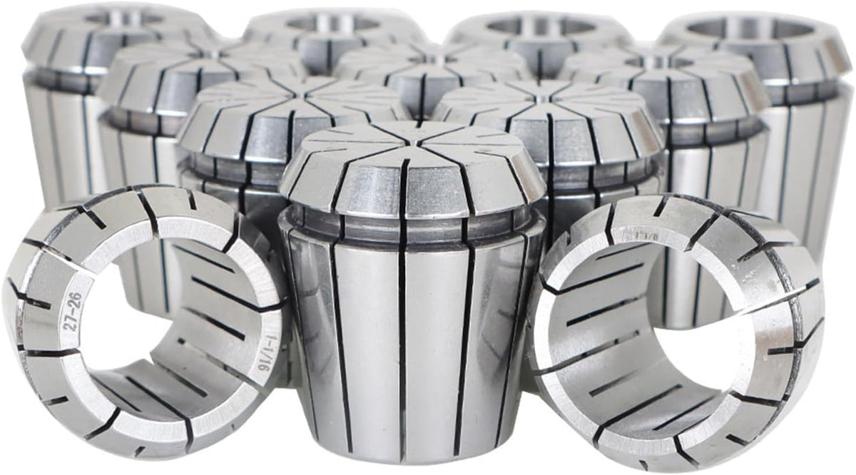 findmall 12Pcs ER40 Collets Common Size 1/8" – 1-1/8" for CNC and Lathe
