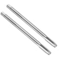uxcell 2pcs Straight Flute Screw Taps 3/8-16 UNC 2B Thread 5" Extra Long HSS6542 Machine Threading Milling Tap Tapping Tools