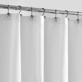72x78 Long Waterproof Fabric Shower Curtain or Liner White | 2 Magnets, Soft Cloth & Hotel Quality, Machine Washable