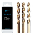 GMTOOLS 21/64 inch Cobalt Drill Bits, M35 HSS, 135 Degree Tip, Jobber Length Twist Drill Bit Set for Hard Metal, Stainless Steel, Cast Iron, Wood and Plastic, with Storage Case, Pack of 3