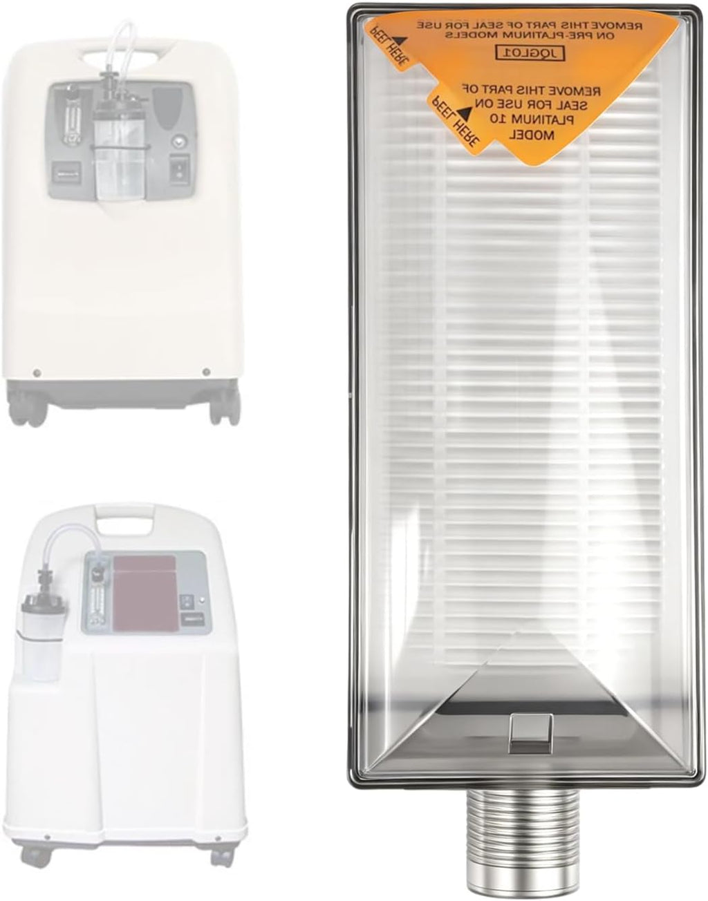 Oxygen Concentrator Intake Filter Replacement, Transparent