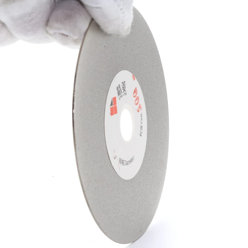 JINGLING 4" inch 100mm Diamond Flat Lap Disc Coated Grinding Disk Grit 500 Medium