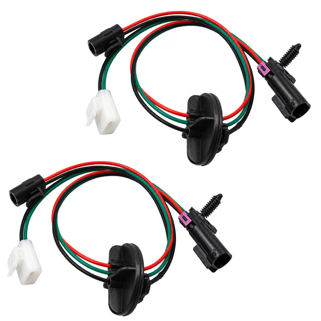 2pcs Headlight Lamp Wiring Harness Compatible with 2009-2018 Dodge Ram 1500