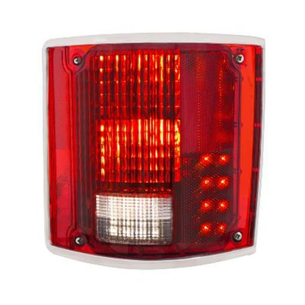 United Pacific 110844 Tail Light, LED Sequential, with Trim, for 1973-1987 Chevy and GMC Truck, R/H