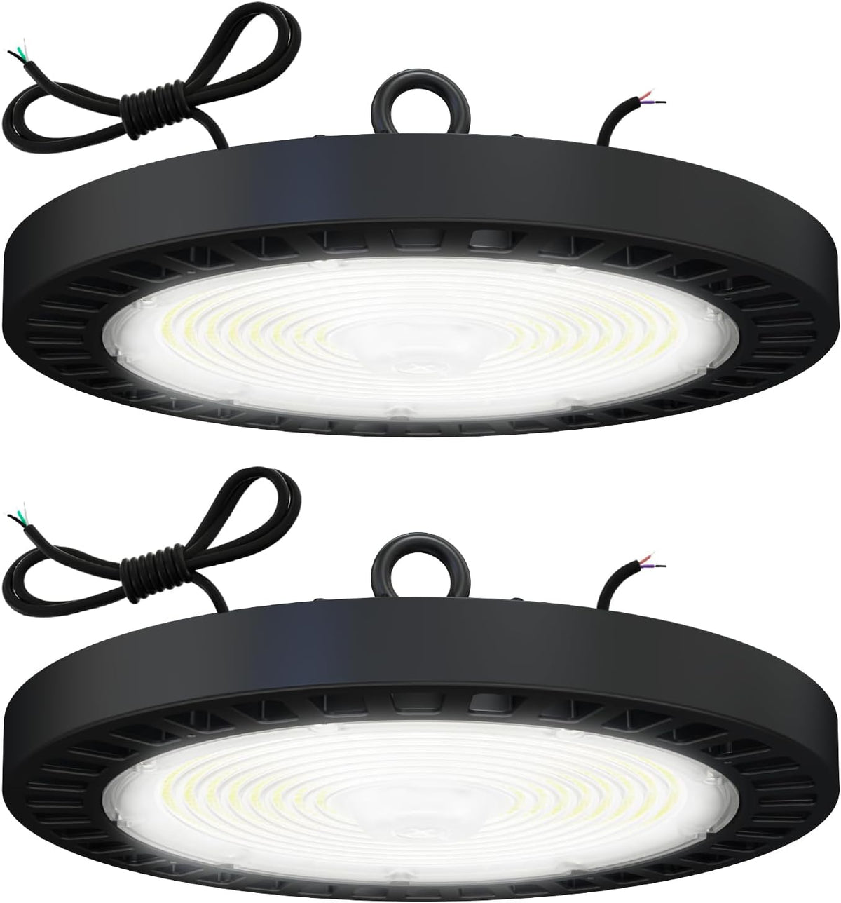Sunco 2 Pack UFO LED High Bay Light, 240W, 6000K, 34800LM, Dimmable