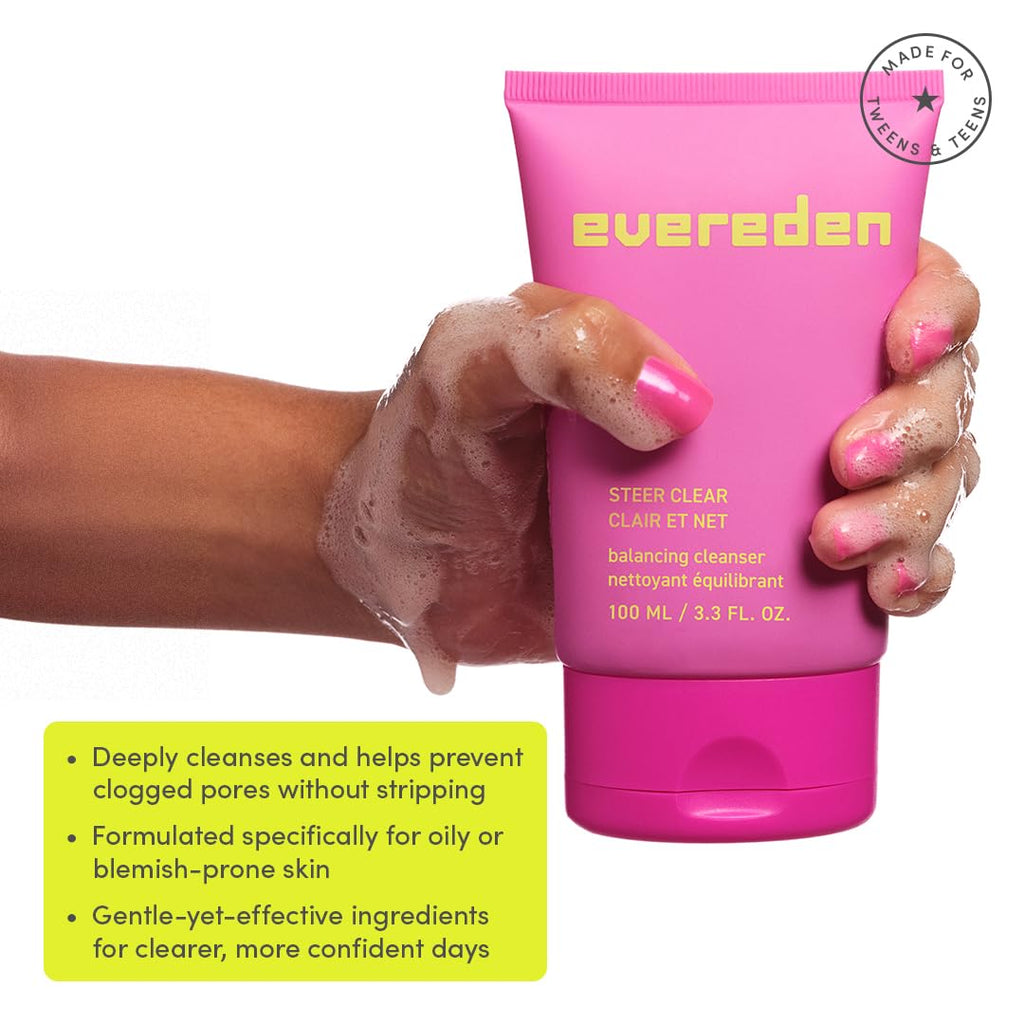 Steer Clear Teen Jelly Cleanser, Oily & Blemish-Prone, Ages 10+