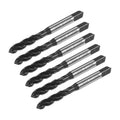uxcell 6pcs Metric Spiral Flute Thread Taps, M6 x 1 H2 Screw Threading Tap, Nitride Coated 6542 High Speed Steel Machine Tapping Tools for Machinist Repair