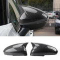 XITER Rear View Side Mirror Cover Side Mirror Cap for Nissan Rogue 2021 2022 2023 2024 2025(With Turn Signal,Carbon Fiber)