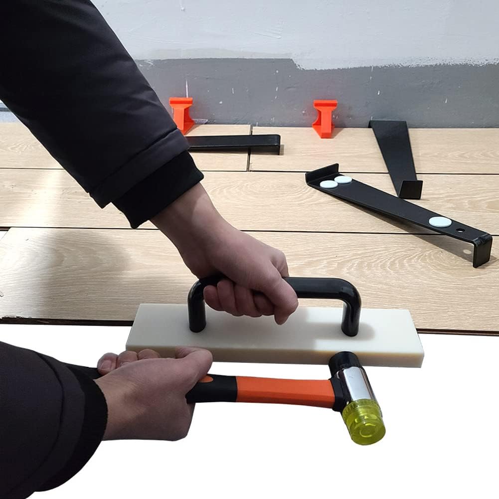 Tapping Block, Durable Flooring Tapping Block with Handle, Practical Vinyl Floor Installation Tool for Installing