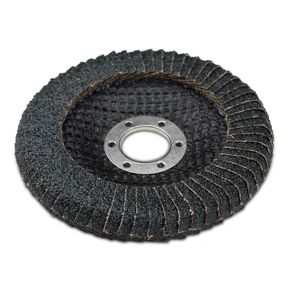 BHA 4-1/2 x 7/8 Fillet Weld Flap Disc, Curved Edge - 80 Grit - 5 Pack