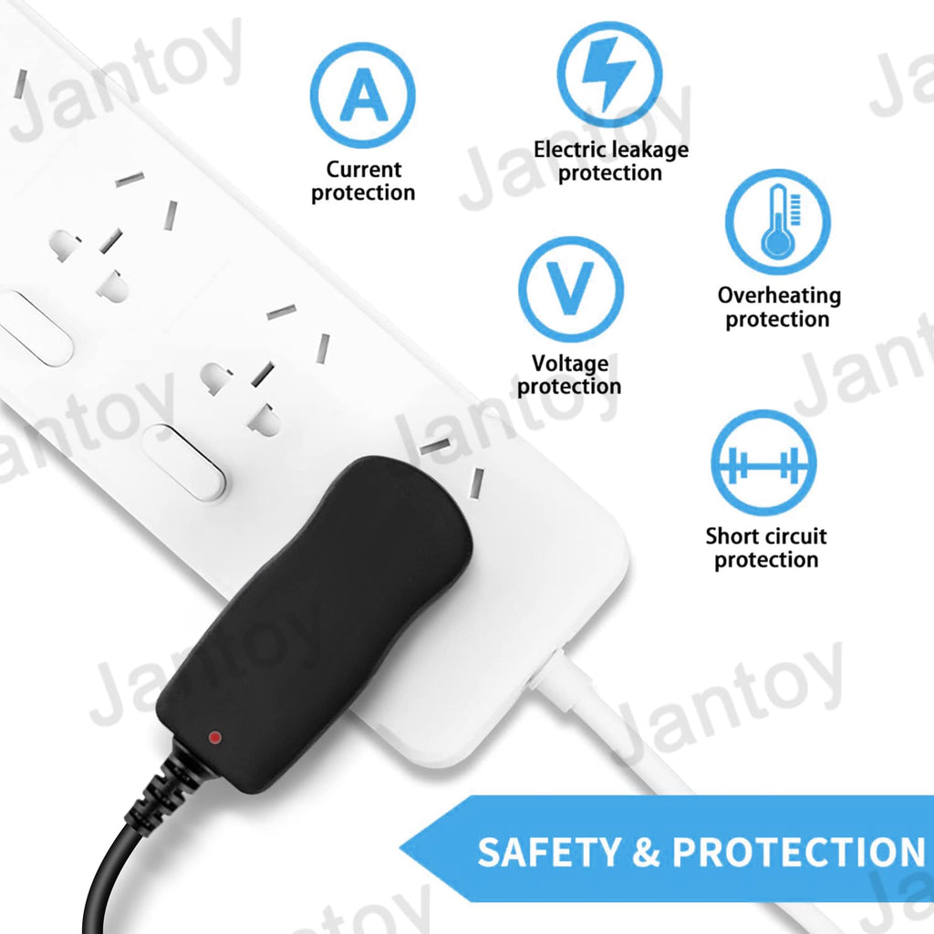 Jantoy AC Charger for Ryobi Cordless Screwdriver Models HP44L HP34L Circle tip Input