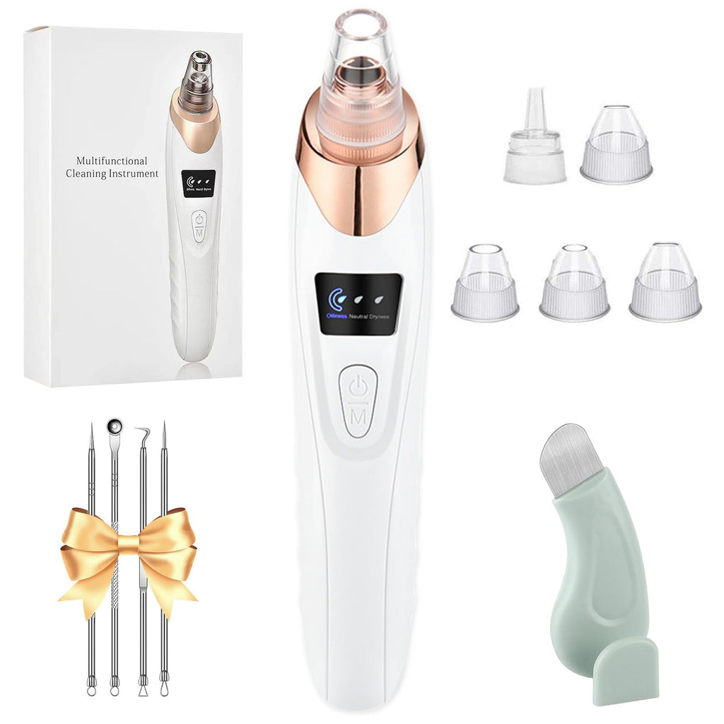 2026 Blackhead Vacuum, Pore Vacuum,Rechargeable Black Head Remover for Face