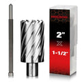 ANGELSWORD M2 HSS Annular Cutter,Diameter 1-1/2" x Depth 2",Mag Drill Bit