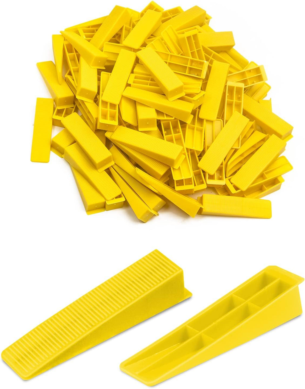 Tile Leveling System Wedges, 300pcs Reusable Tile Leveler Wedges for 1/8",1/12",1/16", 1/32" Spacers and Tile