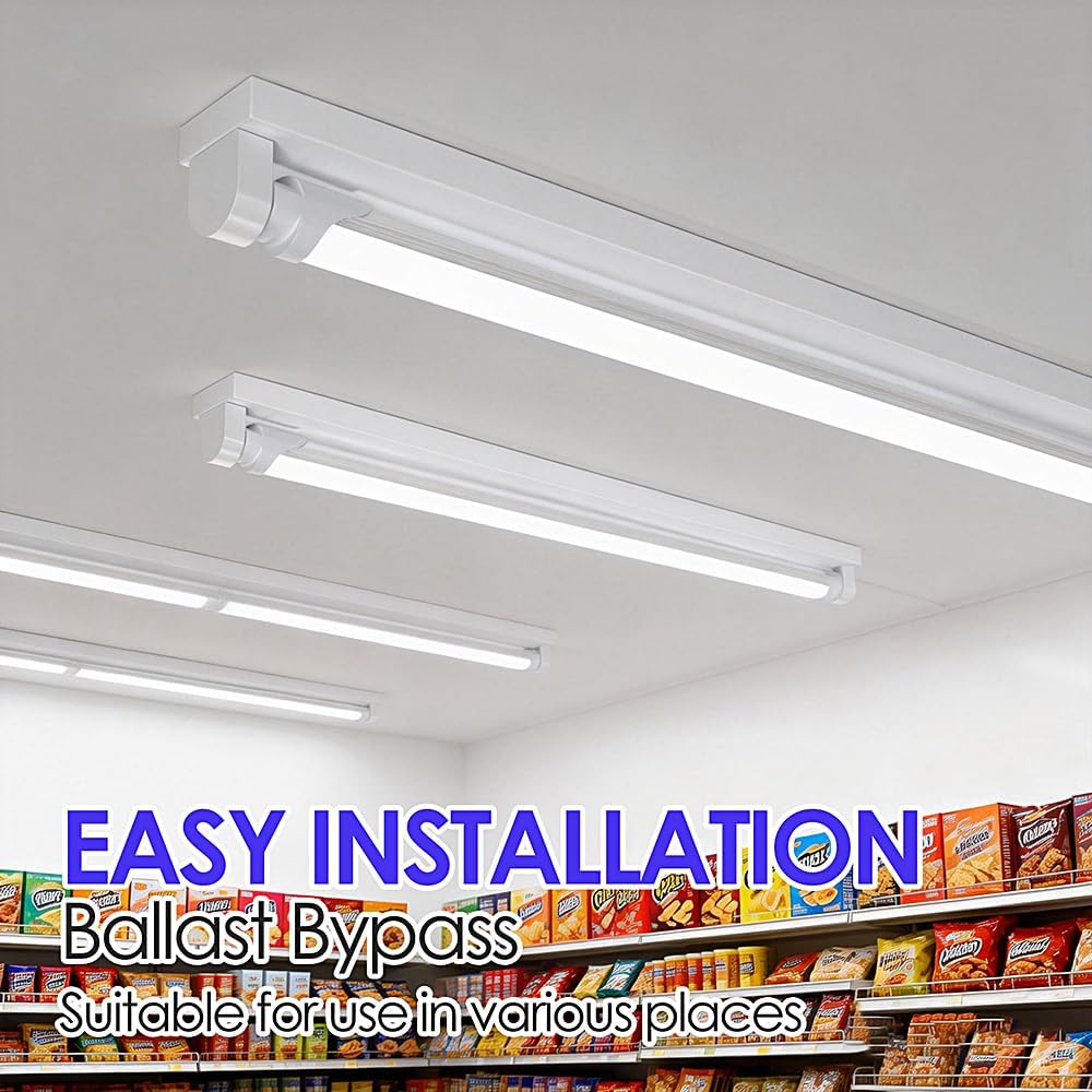 4FT T8 T12 LED Tubes 25-Pack, Type B Double-Ended Frosted 6000K