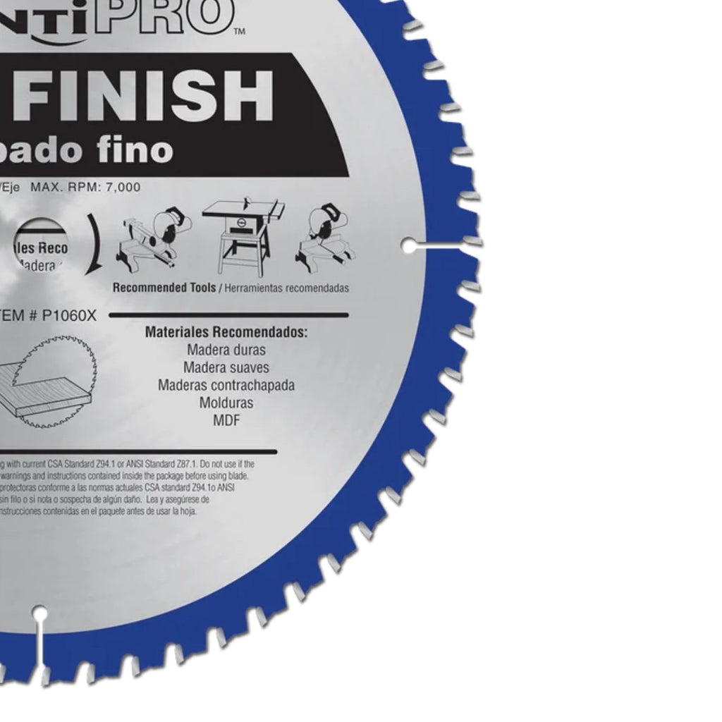 AvantiPro Fine Finish Saw Blades, 10", 60-Tooth, Value Pack