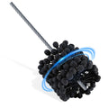 Cylinder Ball Brush, 4.125" (105mm) Diameter, 240 Grit Silicon Carbide, Deburring Tool for Hydraulic, Pneumatic, Engine and Brake Cylinders