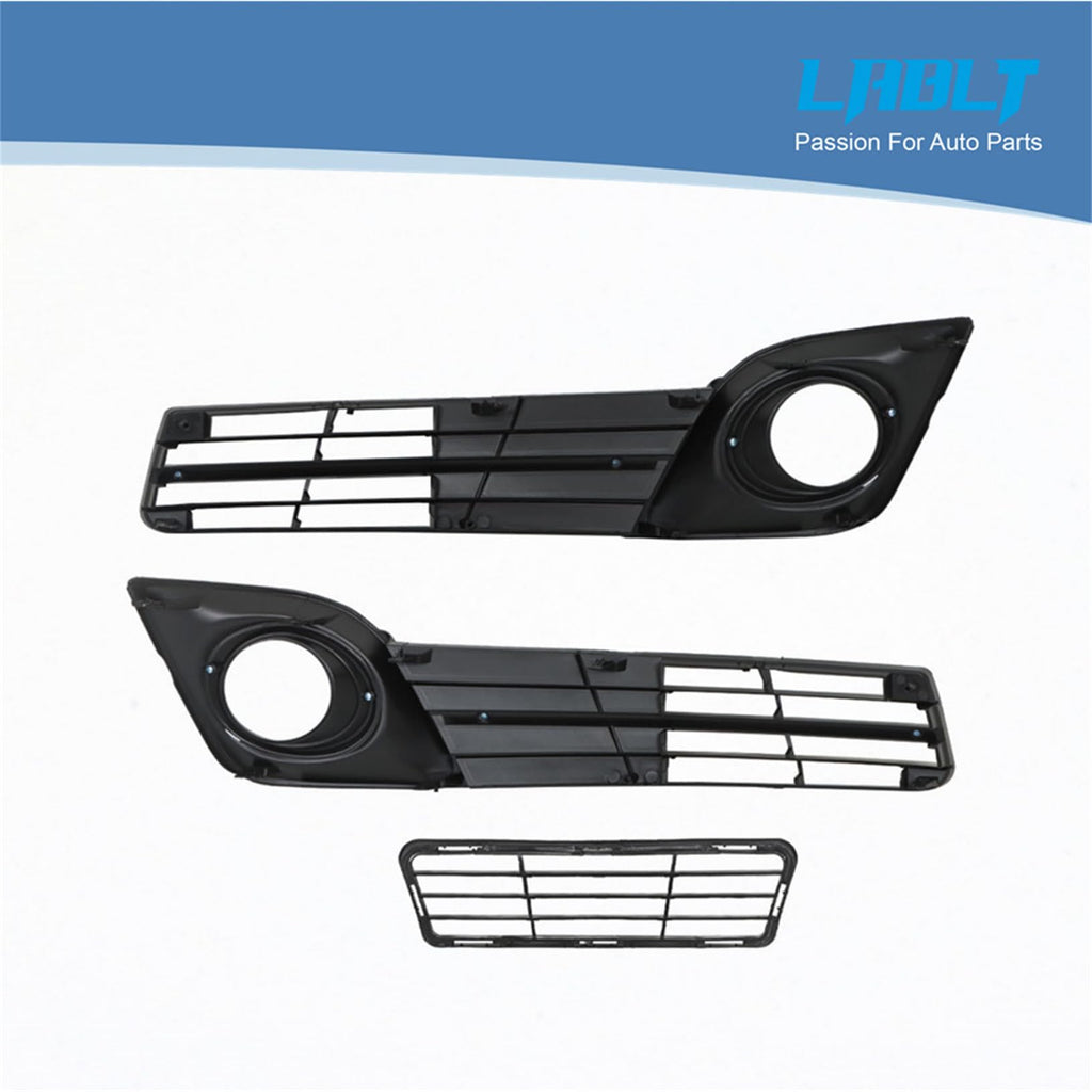 LABLT Fog Light Covers Replacement for Camry SE LH RH Black