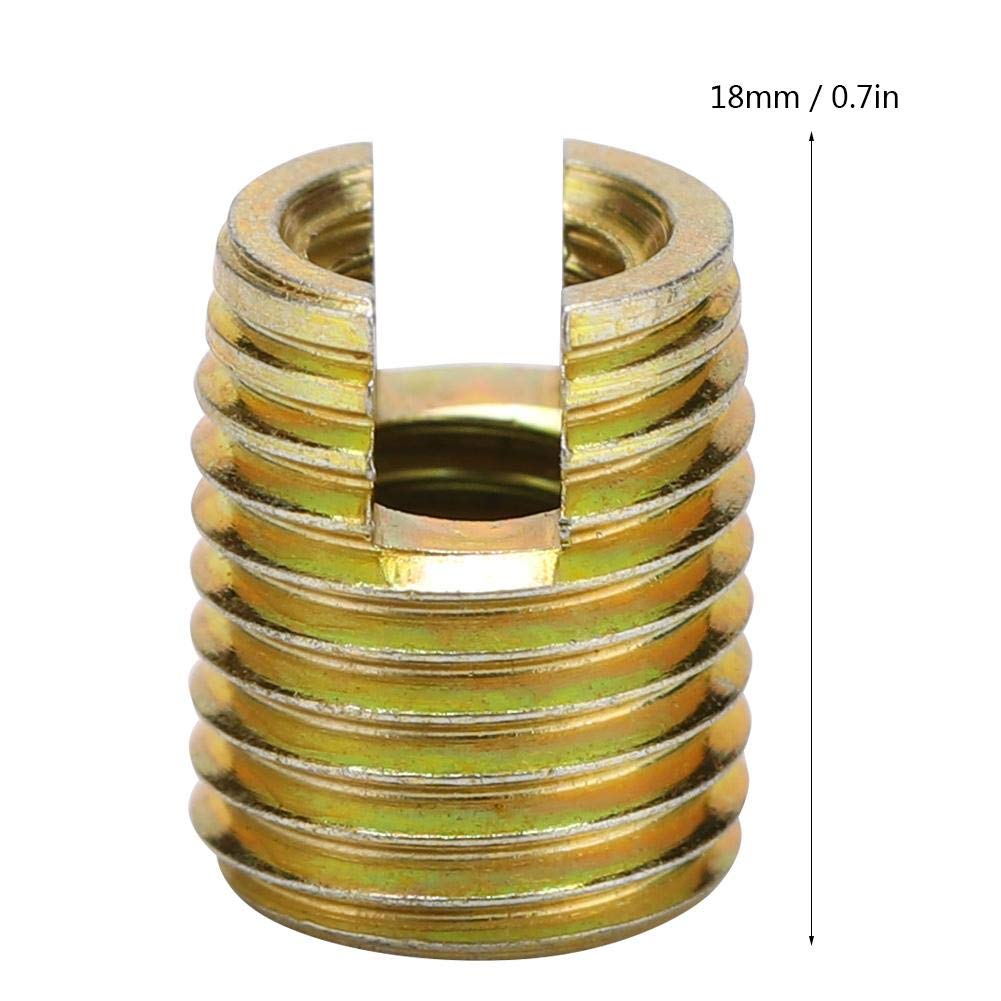LiebeWH Self Tapping Thread Insert Kit, M2-M10 20Pcs Carbon Steel