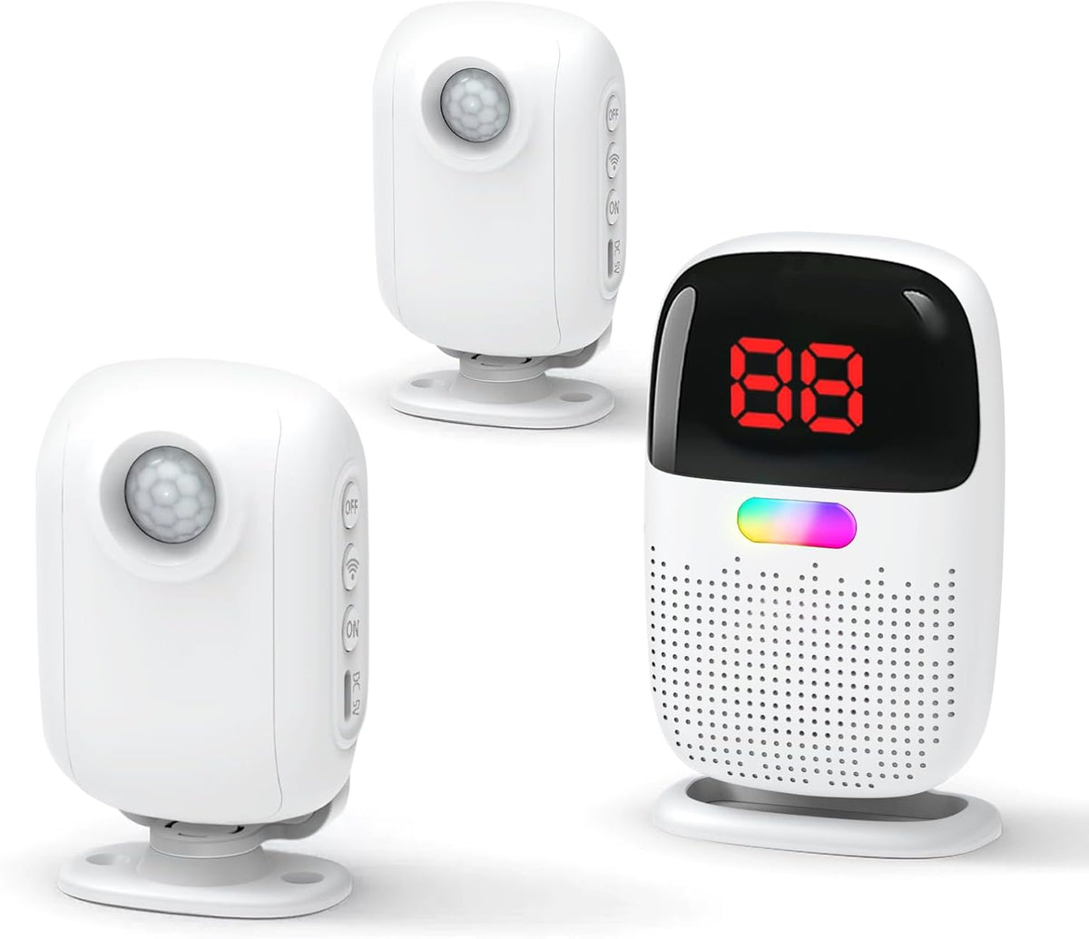 Bed Alarms for Elderly Dementia Patients, Motion Sensor Pager Set