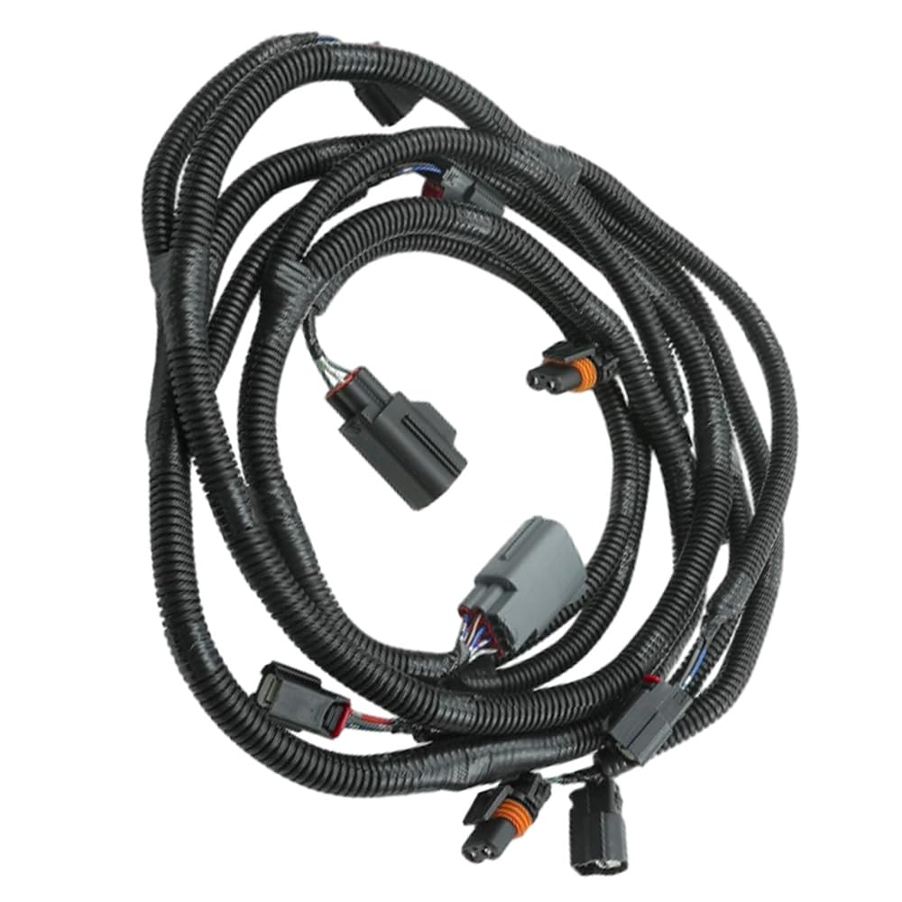 MACHSWON Front Fog Light Wiring Harness, Replaces 68262823AA Compatible with Dodge Ram 2500 3500 4500 5500 2016-2018, Female Plug 8+4+2+3 Pins, 1 pc