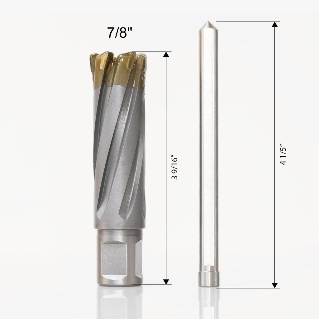 Wind Speed 7/8 in TCT Annular Cutter, 2 in Depth, 3/4 in Weldon Shank