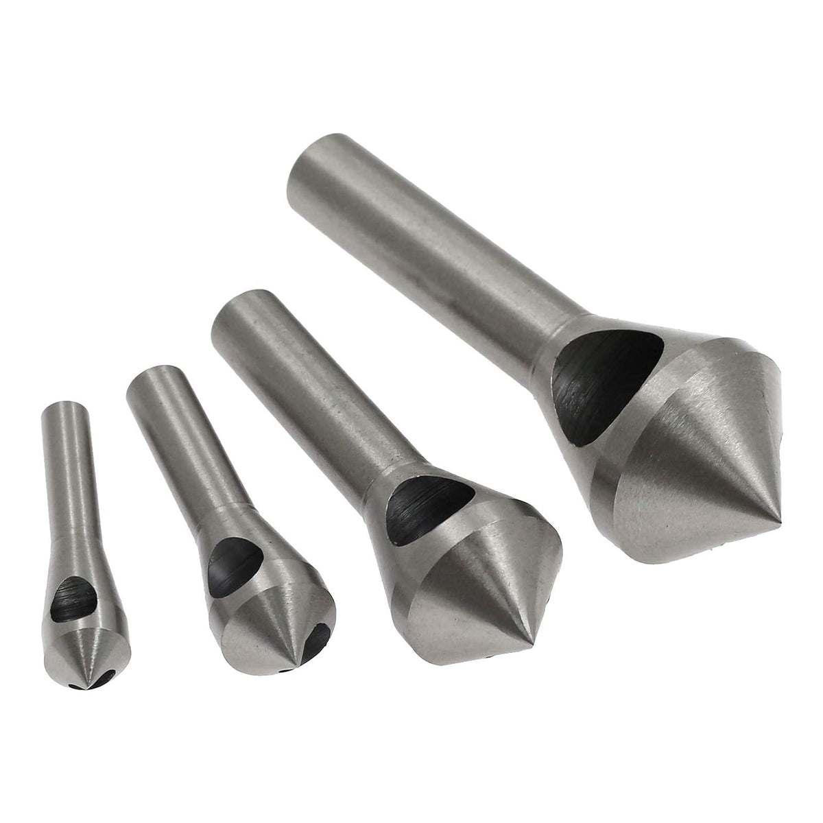 Bonsicoky 4PCS Countersink Chamfer Deburring Tool Set