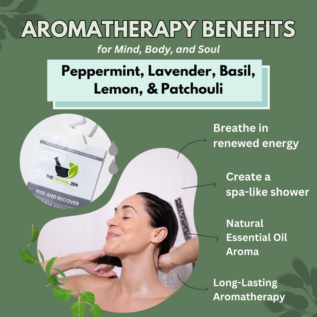 Aromatherapy Shower Steamers with Essential Oils, Made in the USA Shower Bombs, Shower Bomb Aromatherapy, Relaxing