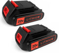 20V 4.0Ah Battery for Black and Decker Lithium-Max Tools 2-Pack