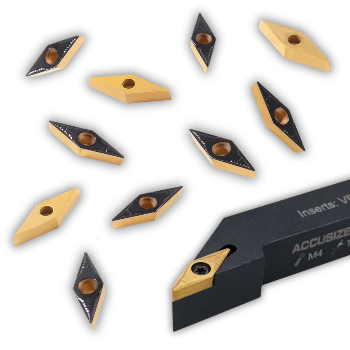 Accusize Indexable Tool Holder, 3/4", 2373-5010INS