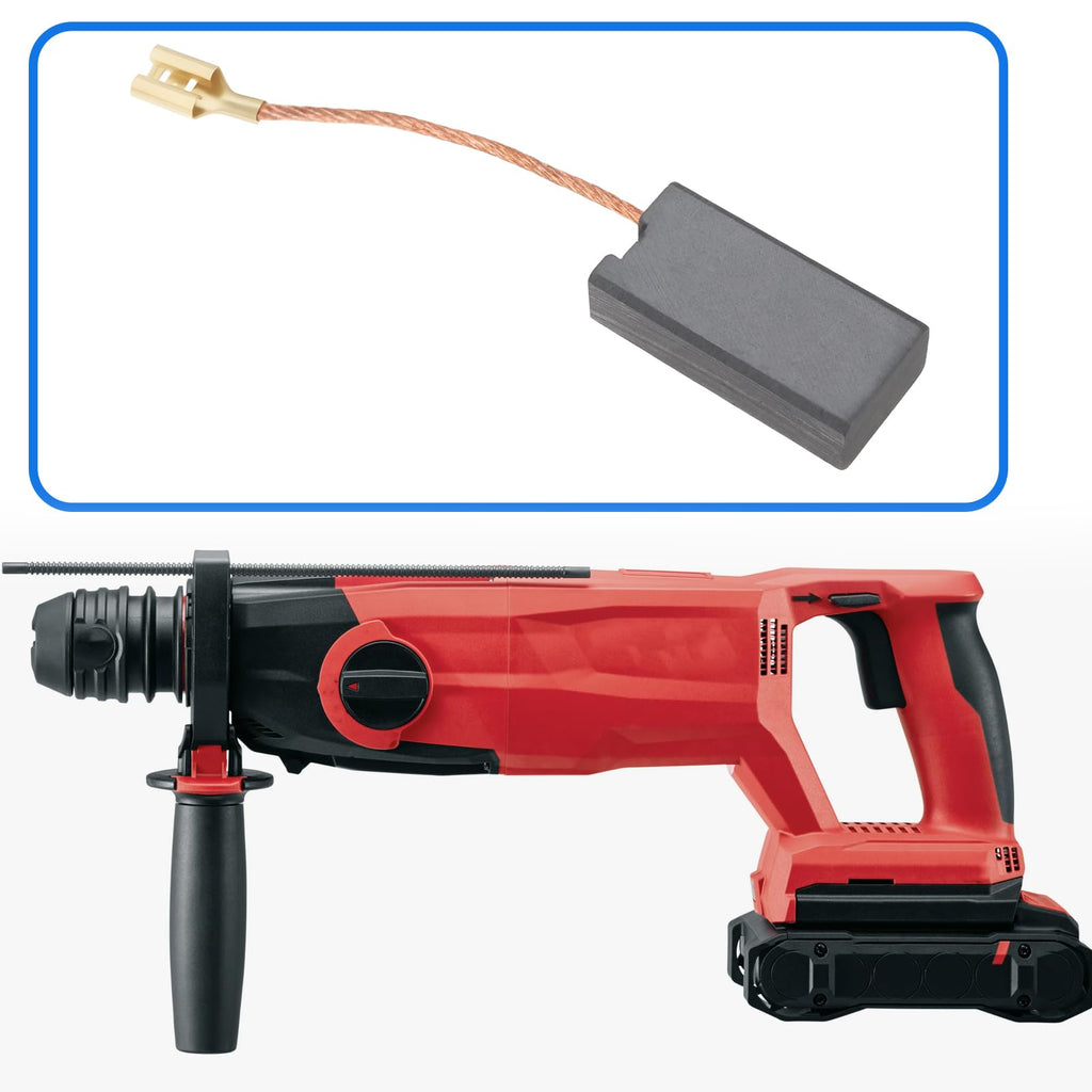SG Store 4Pcs Motor Carbon Brushes 7x12.5x25mm Compatible with Hilti Power Tools