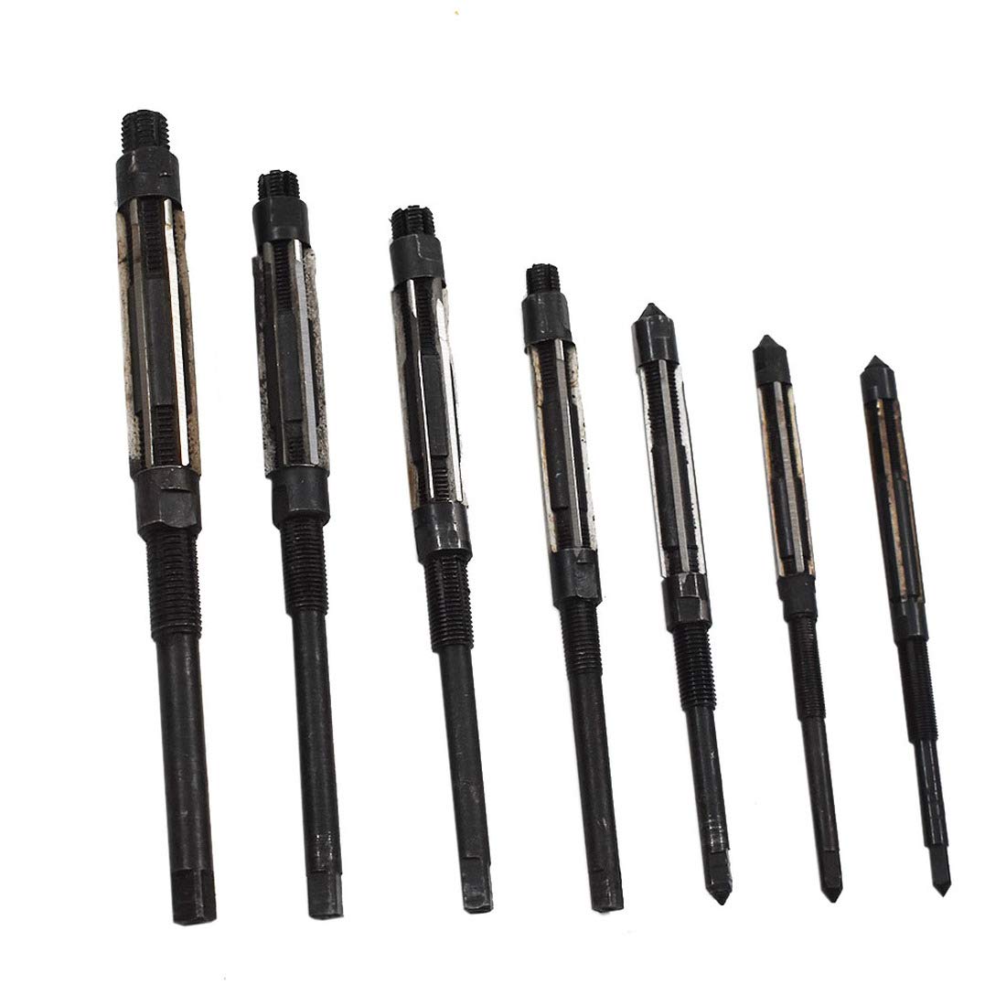 WFLNHB 7 Set High Speed Steel Adjustable Hand Reamer, 6.5mm - 11.75mm