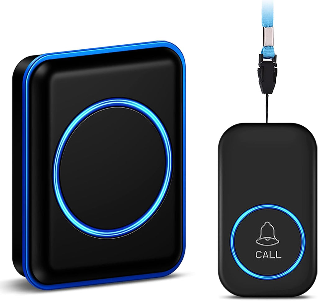 FullHouse Caregiver Pager Wireless Emergency Call Button for Elderly
