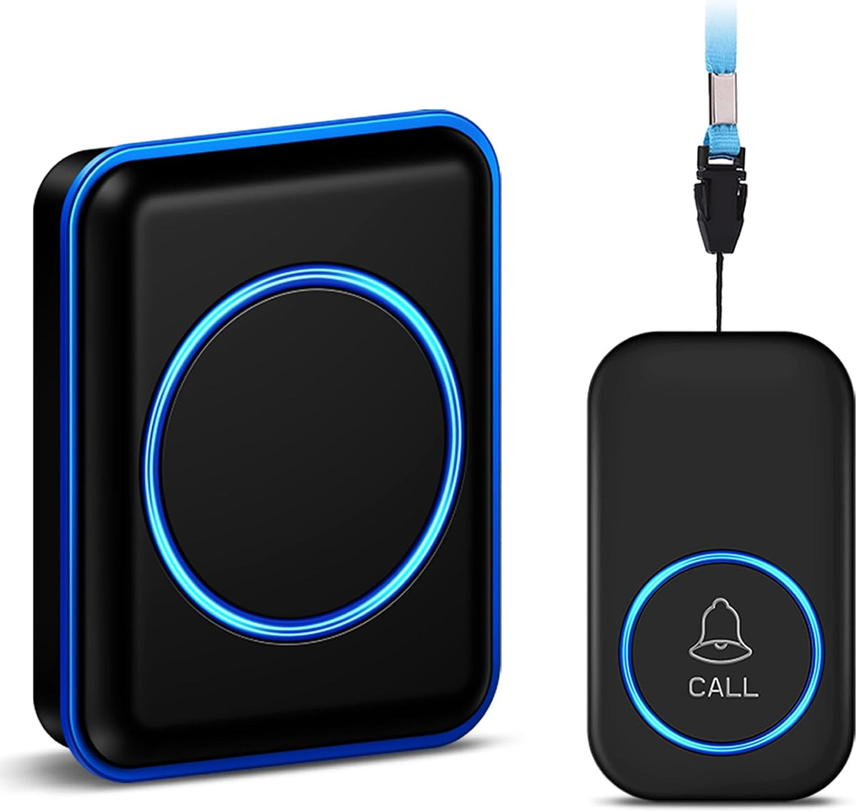 FullHouse Caregiver Pager Wireless Emergency Call Button for Elderly