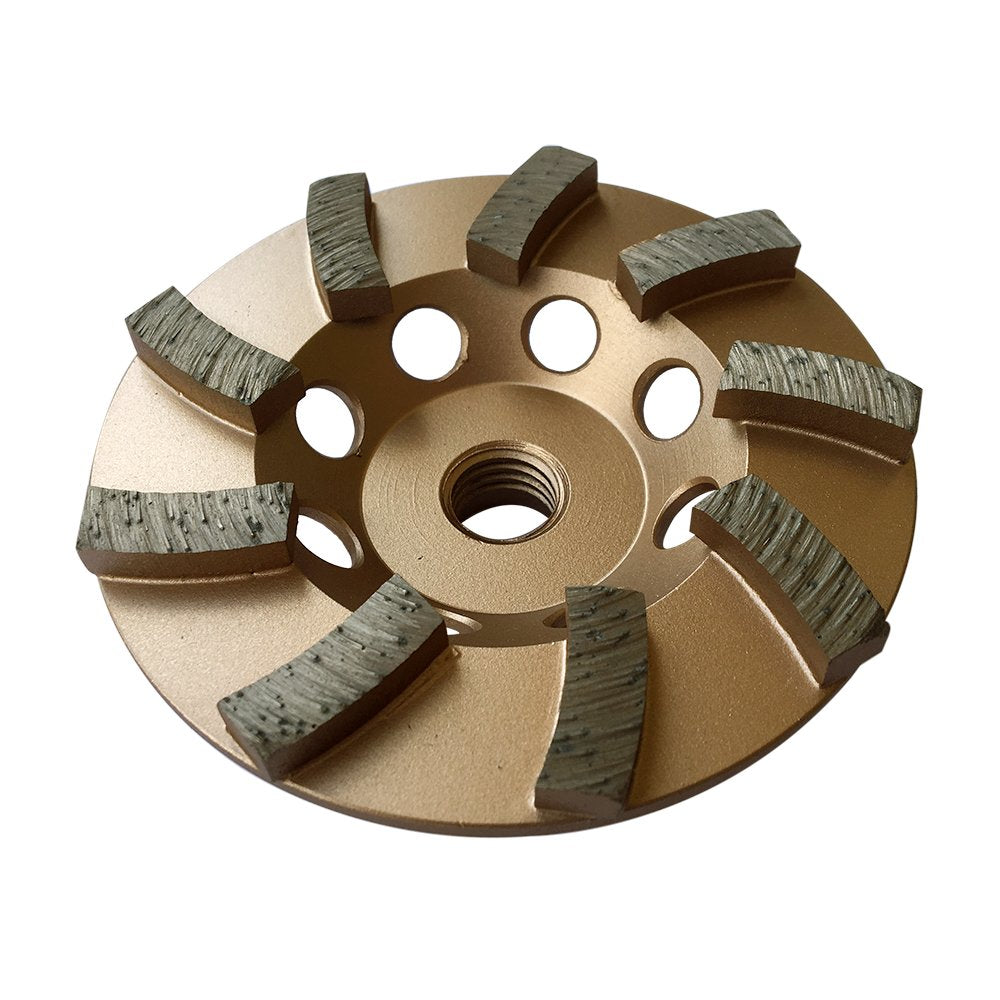 4" Diamond Grinding Wheel for Concrete Masonry 9 Segments 5/8"-11