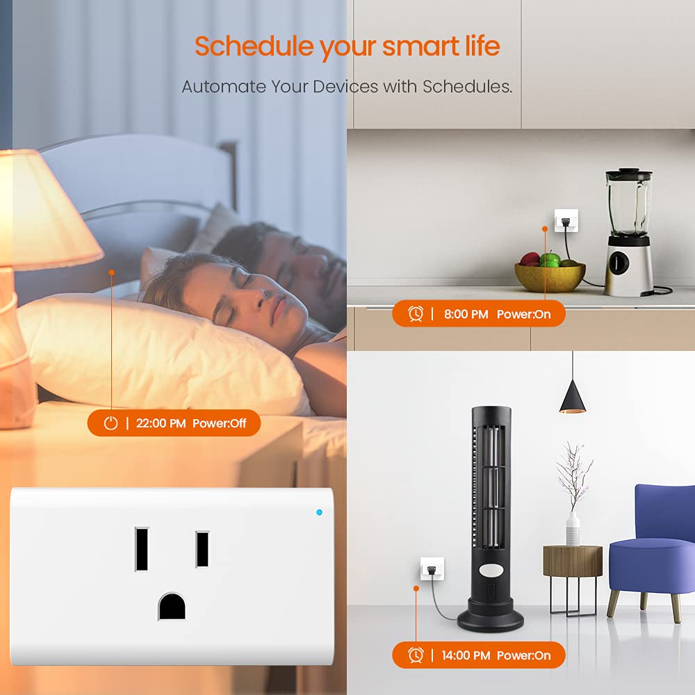 SP3 (4 Pack) Smart Plug WiFi Outlet Switch