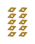 Zorqon 10Pcs DNMG432 DNMG150408 Carbide Turning Inserts