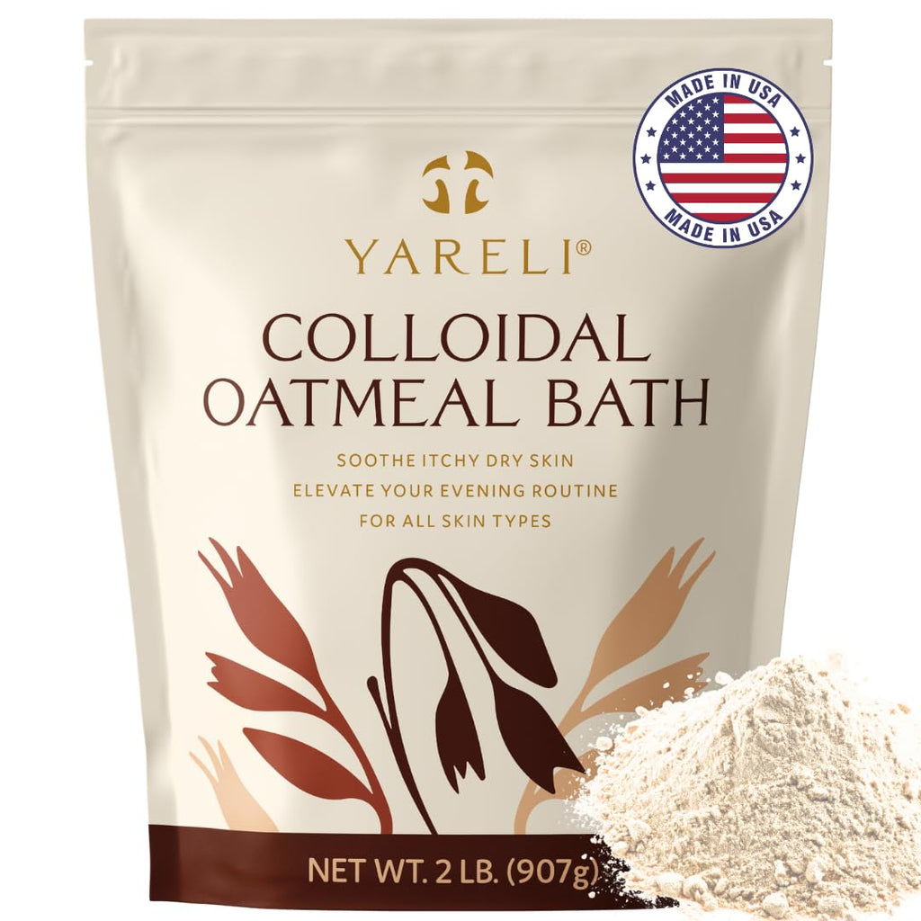 Colloidal Oatmeal, 2lb (32oz), Bath Powder for Dry Skin for All Ages