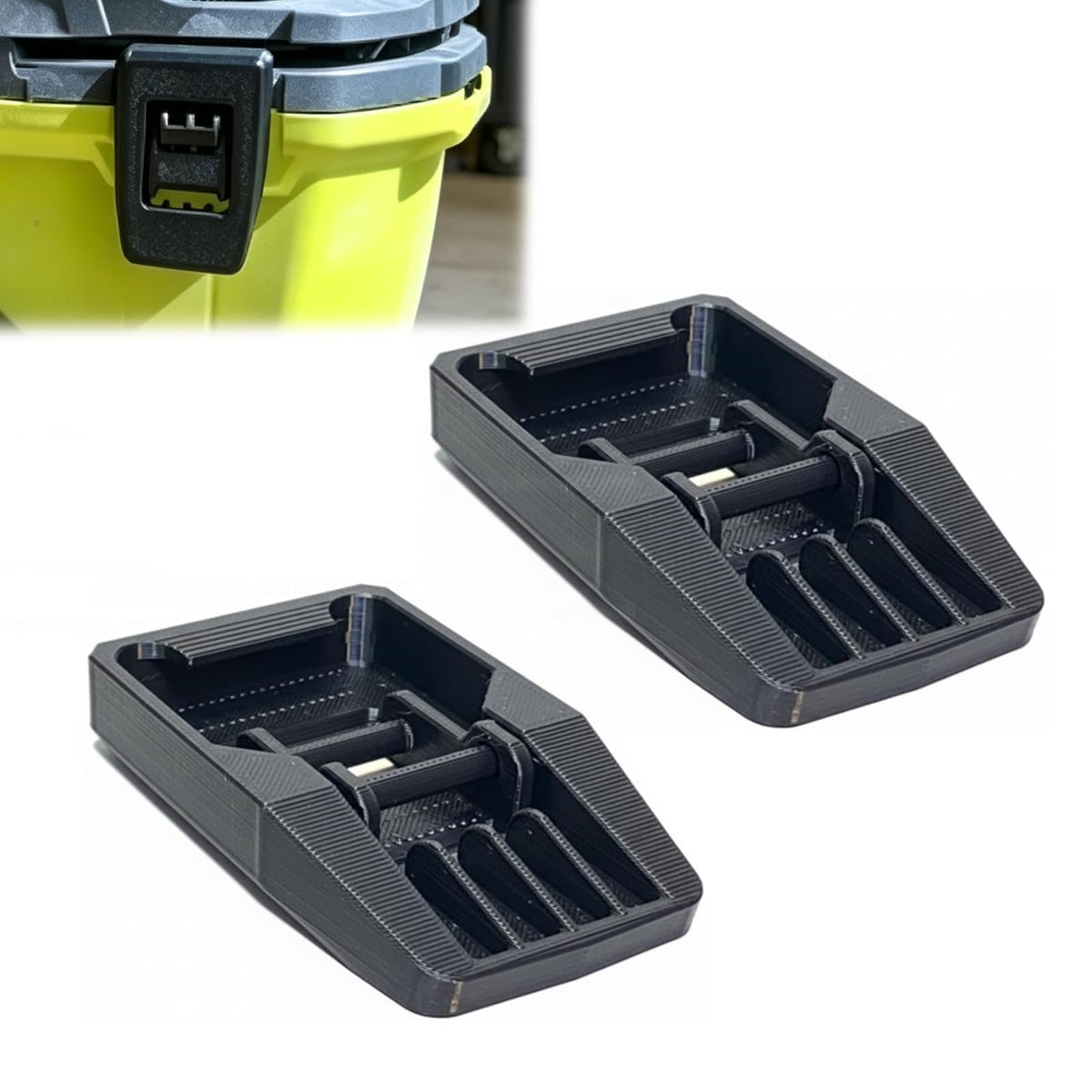 Replacement Latch Compatible with Ryobi 18V Wet Dry Vacuum P770 2 Pack, Secure Top-to-Basin Lock Repair Part