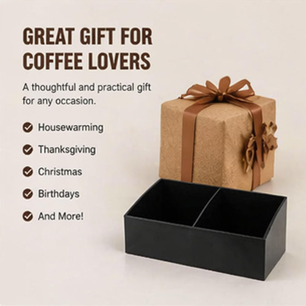Sugar Packet Holder, Coffee Bar Tea Bag Organizer Box