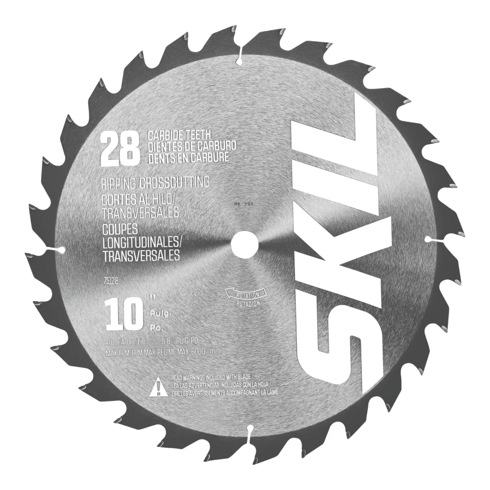 SKIL 10" 28T Saw Blade for SKIL Model TS6307-00/ MS6305-00-75128M