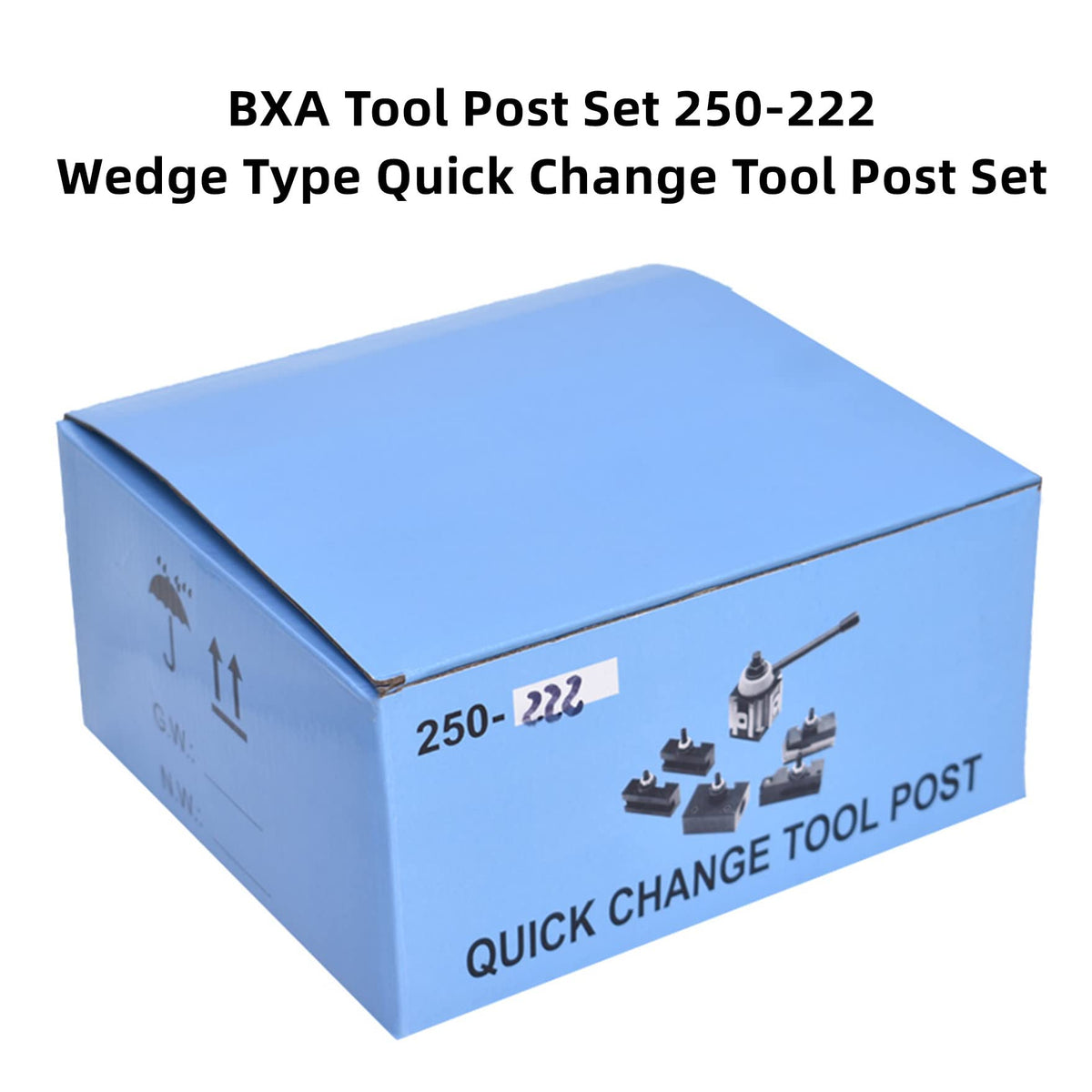 waltyotur BXA Tool Post Set 250-222 Tool Holder Set 10-15 Inch 8Pcs