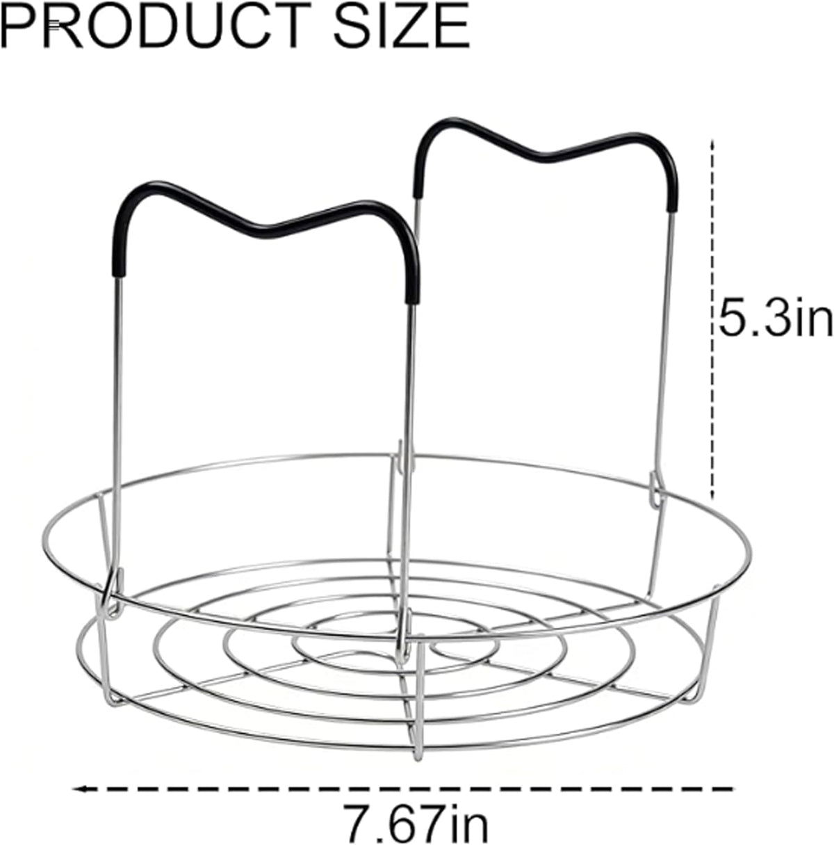11.8-Inch Canning Rack for Water Bath Canner with Jar Lifter