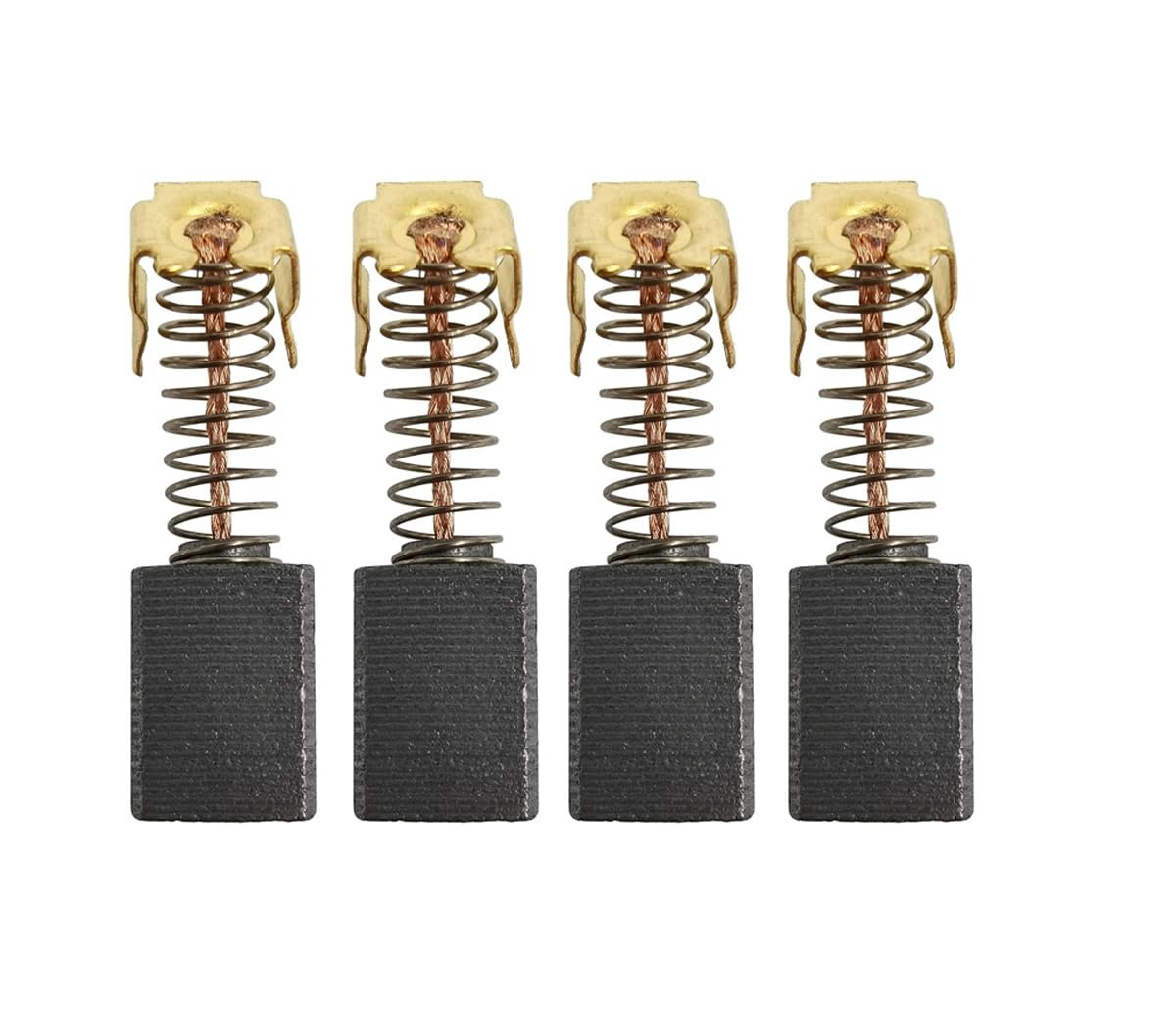 NOQUKA 4 Pack CB407 Carbon Brushes Set for Makita Power Tools: Jig Saw, Hammer Drill,Rotary Drill, Electric Screwdriver, Sander, and Rotary Hammer