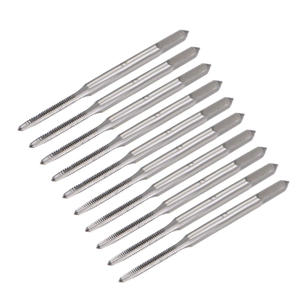 uxcell 5 Pairs Metric Hand Threading Tap Set M1.4 Thread 0.3mm Pitch Taper & Plug Milling Taps Straight Flutes High Speed Steel
