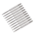 uxcell 5 Pairs Metric Hand Threading Tap Set M1.4 Thread 0.3mm Pitch Taper & Plug Milling Taps Straight Flutes High Speed Steel